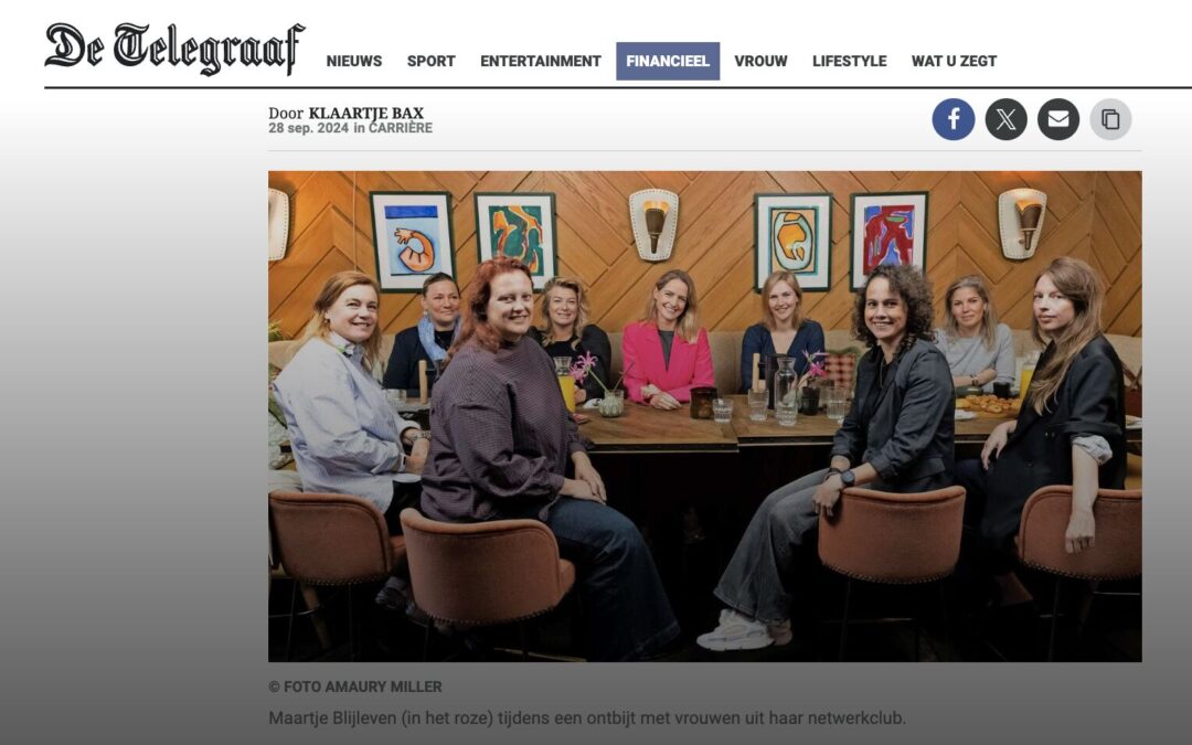 Telegraaf –  ‘Ik viel helemaal stil tijdens de toespraak, het was te veel’